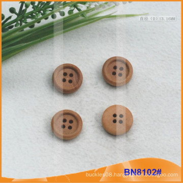 Natural Wooden Buttons for Garment BN8102